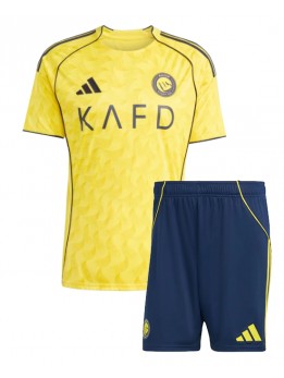 Billige Al-Nassr Hjemmedraktsett Barn 2025-26 Kortermet (+ Korte bukser)